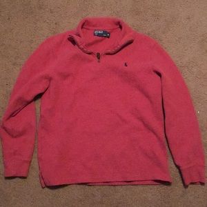 Polo 1/4” Zip Sweater